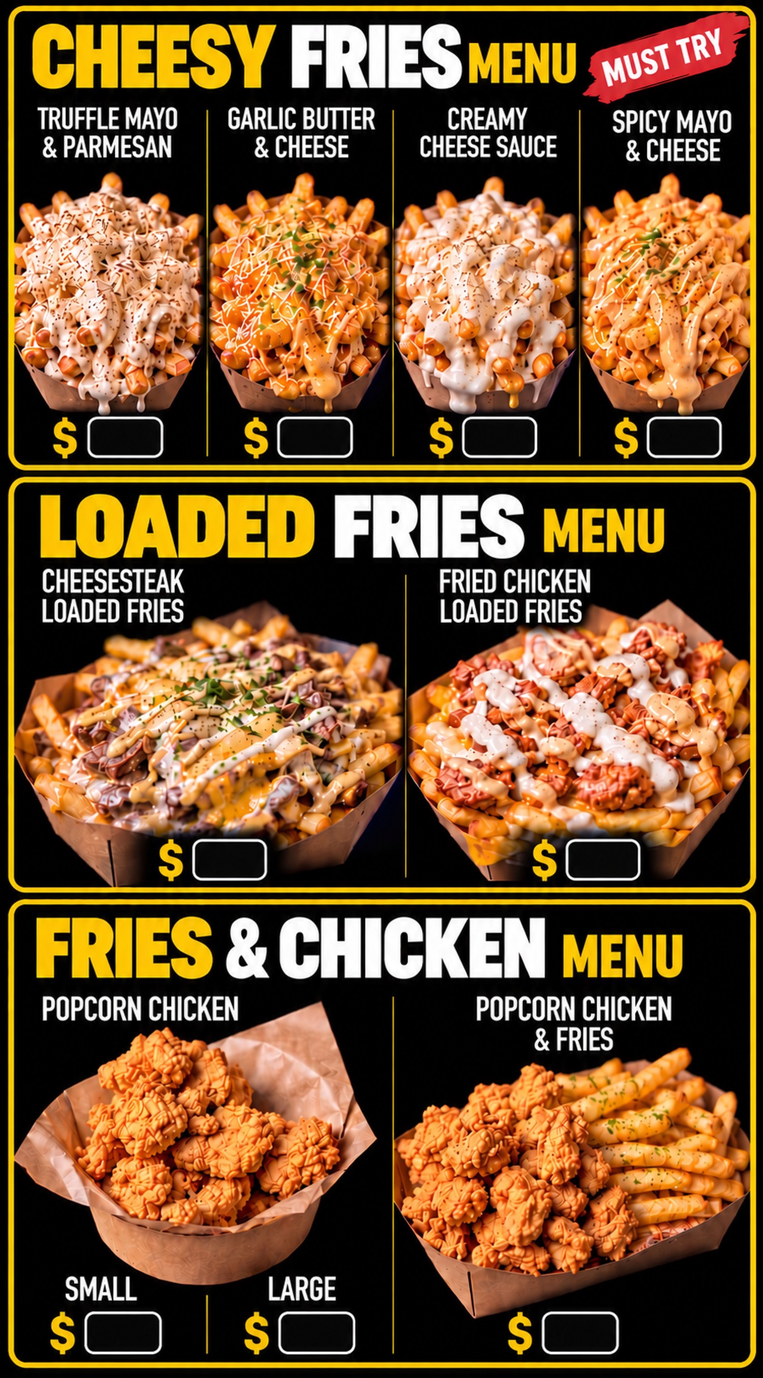 Popcorn Chicken & Fries